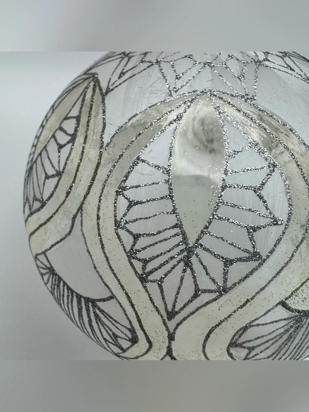 Waterford Holiday Heirlooms Peacock Ice Ball Christmas Ornament Handmade Czech